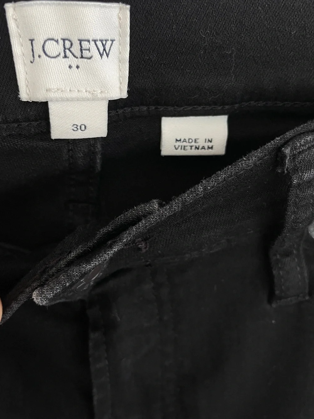 J. Crew NWOT Women's Black Skinny Jeans